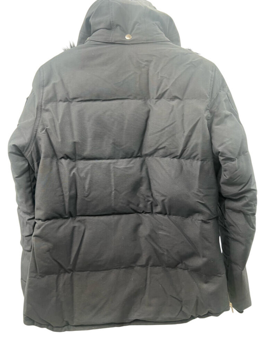 Moose Knuckles 3Q Shearling Jacket navy/Black Women's Size L - Picture 5 of 6